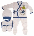 Darčekové balenie pre bábätká 5 dielne - Baby Korytnačka, modrá
