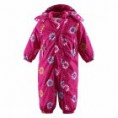Dievčenská zimná membránová kombinéza Dinda Reima, malinová